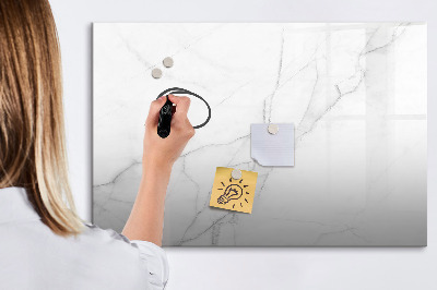 Magnetic erase board Decorative marble