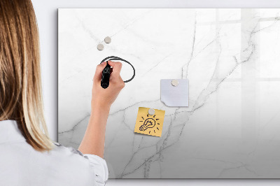 Magnetic erase board Decorative marble