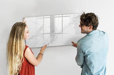 Magnetic erase board Decorative marble