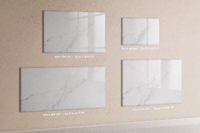 Magnetic erase board Decorative marble