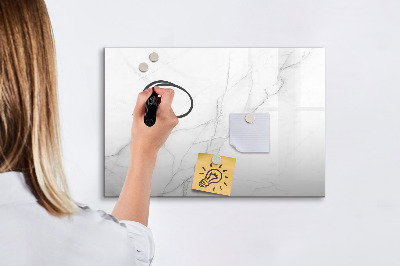 Magnetic erase board Decorative marble