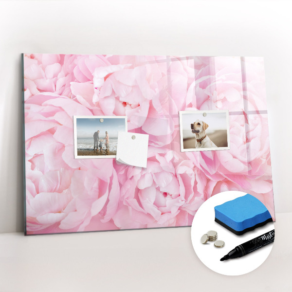 Magnetic writing board Blooming flowers