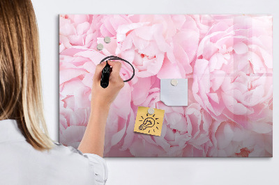 Magnetic writing board Blooming flowers