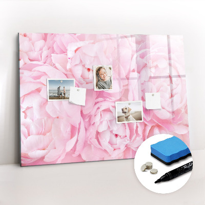 Magnetic writing board Blooming flowers