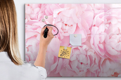 Magnetic writing board Blooming flowers