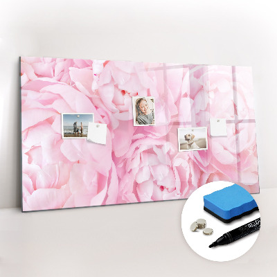 Magnetic writing board Blooming flowers