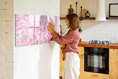 Magnetic writing board Blooming flowers