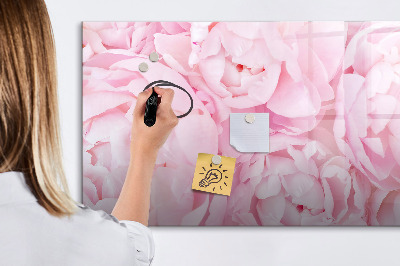 Magnetic writing board Blooming flowers