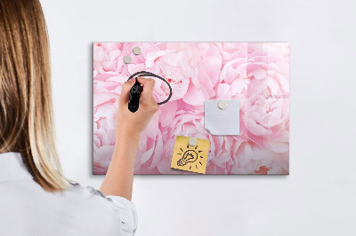 Magnetic writing board Blooming flowers