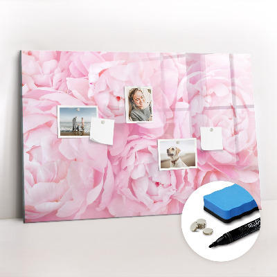 Magnetic writing board Blooming flowers