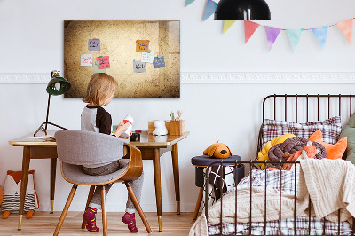 Magnetic writing board Old world map