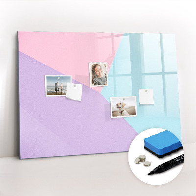 Magnetic erase board Pastel pattern