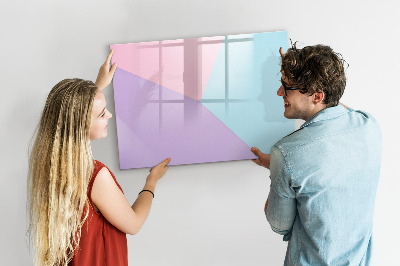 Magnetic erase board Pastel pattern