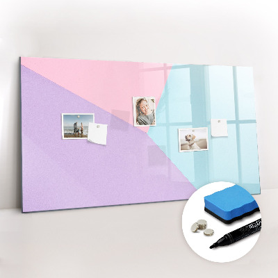 Magnetic erase board Pastel pattern