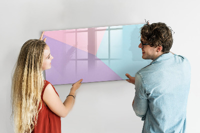 Magnetic erase board Pastel pattern