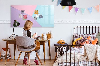 Magnetic erase board Pastel pattern