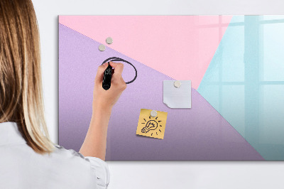 Magnetic erase board Pastel pattern