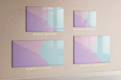 Magnetic erase board Pastel pattern