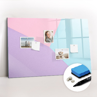 Magnetic erase board Pastel pattern