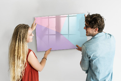 Magnetic erase board Pastel pattern