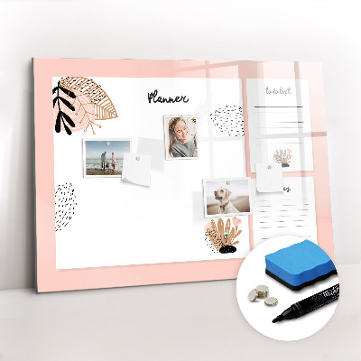 Magnetic writing board Planner notebook