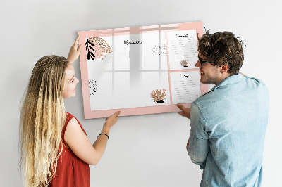 Magnetic board for drawing drawing Notebook Planner