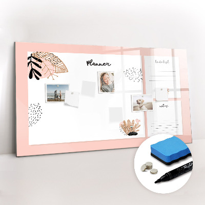 Magnetic writing board Planner notebook