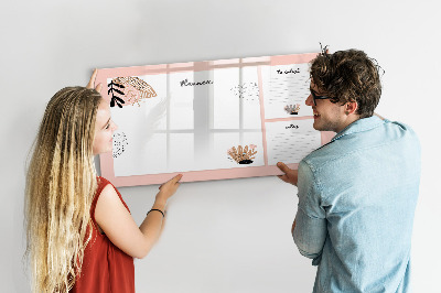 Magnetic writing board Planner notebook