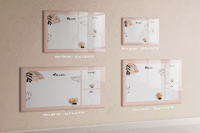 Magnetic writing board Planner notebook
