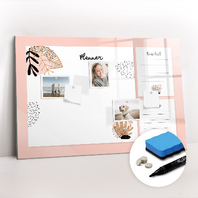 Magnetic board for drawing drawing Notebook Planner