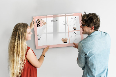 Magnetic writing board Planner notebook