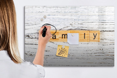 Magnetic erase board Family