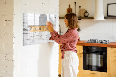 Magnetic erase board Family