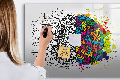 Magnetic board for drawing Abstraction brain