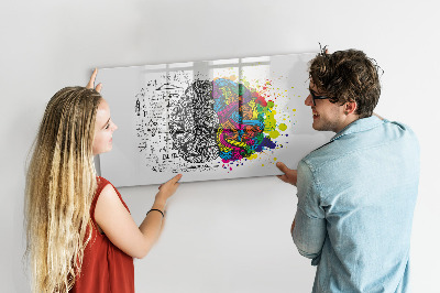 Magnetic board for drawing Abstraction brain