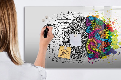 Magnetic board for drawing Abstraction brain