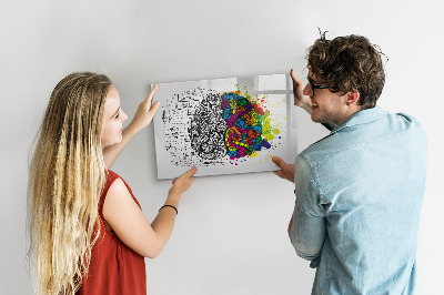 Magnetic erase board Abstraction brain