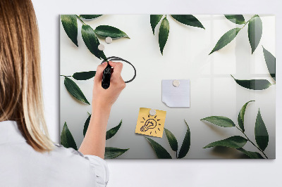 Magnetic writing board Leaf frame