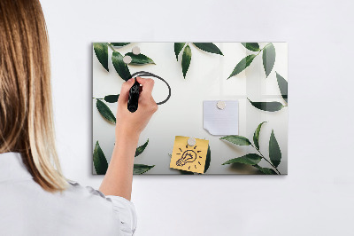 Magnetic writing board Leaf frame