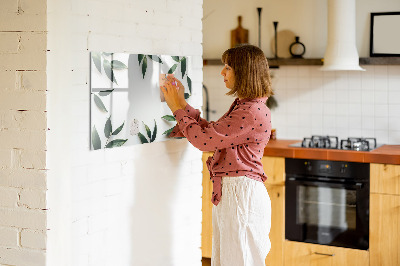 Magnetic writing board Leaf frame