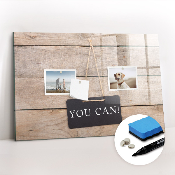 Magnetic erase board You can write!