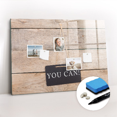 Magnetic erase board You can write!