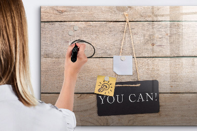 Magnetic erase board You can write!