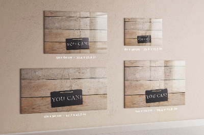 Magnetic erase board You can write!