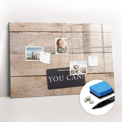 Magnetic erase board You can write!