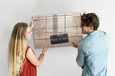 Magnetic erase board You can write!