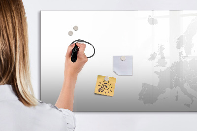 Magnetic erase board Map of Europe