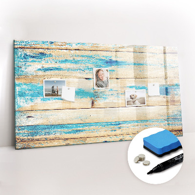 Magnetic erase board Scratched wood