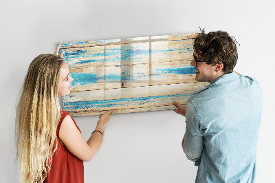 Magnetic erase board Scratched wood
