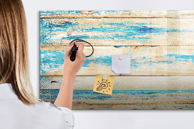 Magnetic erase board Scratched wood